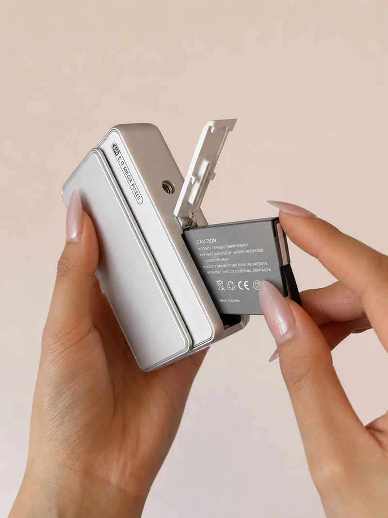 Insert Battery & SD Card